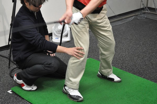 golftec 右膝の意識で軌道を修正4-1