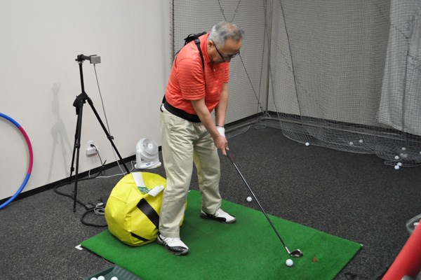 golftec 右膝の意識で軌道を修正4-2