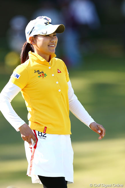 横峯さくら、ツアー記録に並ぶ91試合連続予選通過 逆転タイトル