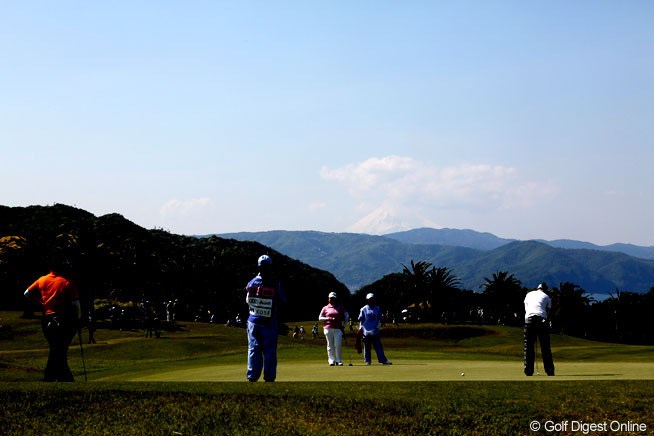 2013年 フジサンケイレディスクラシック 2日目 富士山