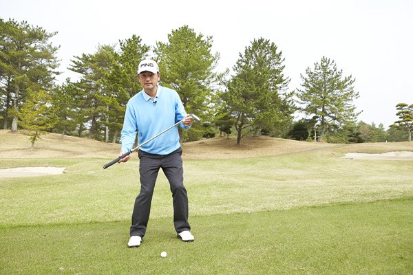 体は傾斜の角度に合わせてセットする