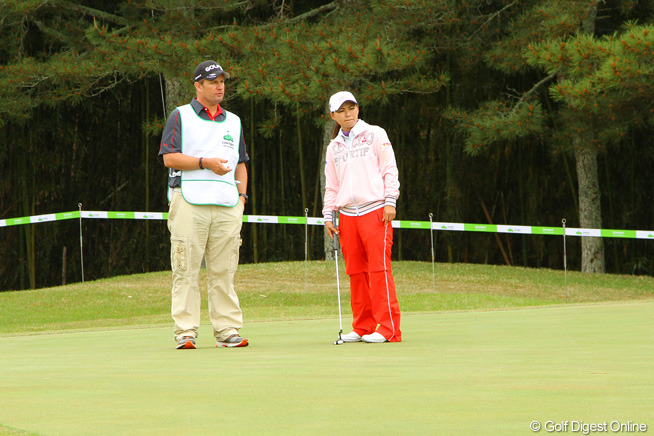 昨年2位の横峯「今年はその上へ」