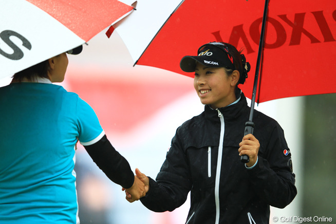 森田理香子が首位奪取、メジャー初勝利に王手