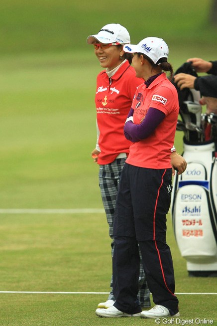 2013年 ワールドレディスチャンピオンシップサロンパスカップ 3日目  横峯さくら、宮里美香