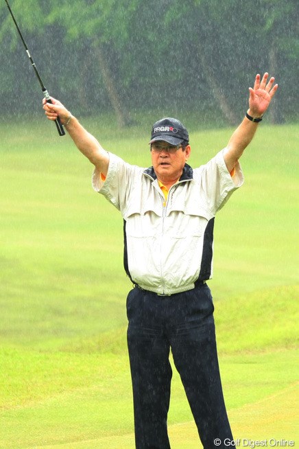 2013年 ザ・レジェンド・チャリティプロアマトーナメント 初日 山本浩二氏