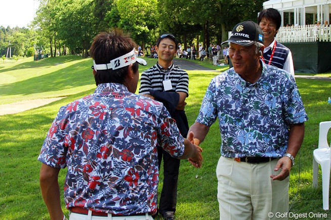 2013年 ザ・レジェンド・チャリティプロアマトーナメント 最終日 尾崎直道 青木功