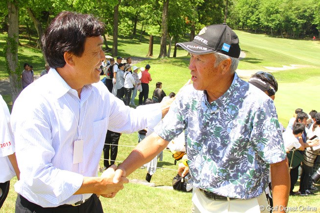 2013年 ザ・レジェンド・チャリティプロアマトーナメント 最終日 青木功 羽川豊