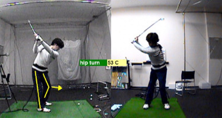 golftec 美しいフィニッシュで引っかけ＆プッシュを改善！ 3-2