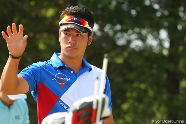 2013年 日本プロゴルフ選手権大会 日清カップヌードル杯 事前 松山英樹 プロ転向後初の国内メジャー。ドライビングレンジで打ち込んだ松山英樹