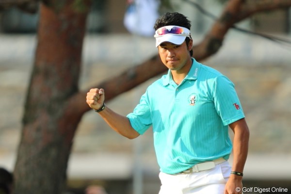 2013年 日本プロゴルフ選手権大会 日清カップヌードル杯 3日目 松山英樹 最終18番でバーディ！松山英樹がプロ2勝目に王手をかけた。