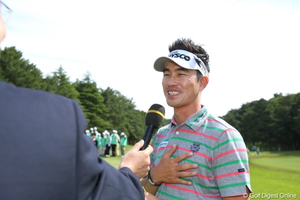 2013年 日本プロゴルフ選手権大会 日清カップヌードル杯 最終日 キム・ヒョンソン わたし、心臓が時々でした。←ドキドキね。