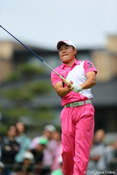 2013年 日本プロゴルフ選手権大会 日清カップヌードル杯 最終日 藤本佳則 3日目に大叩きで後退した藤本だったが、最終日に役者のひとりになった。