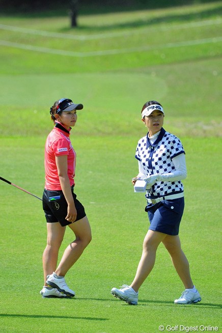 2013年 中京テレビ・ブリヂストンレディスオープン 2日目 大山志保 森田理香子