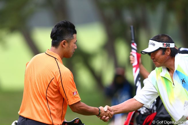 2013年 ダイヤモンドカップゴルフ 初日 松山英樹、尾崎将司