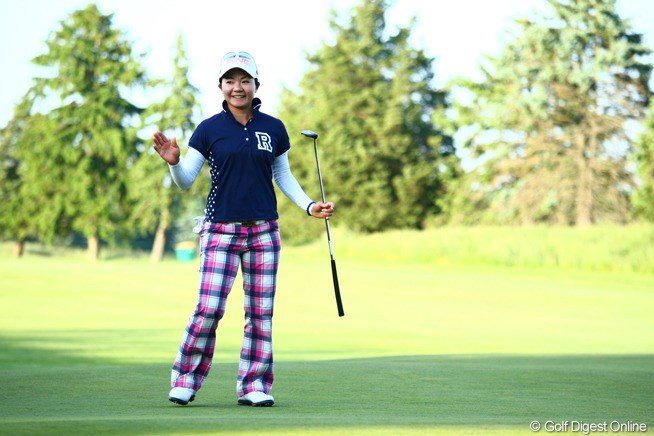 2013年 ショップライトLPGAクラシック 初日 上原彩子