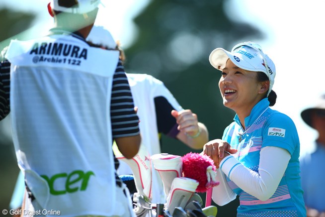 2013年 ショップライトLPGAクラシック 初日 有村智恵