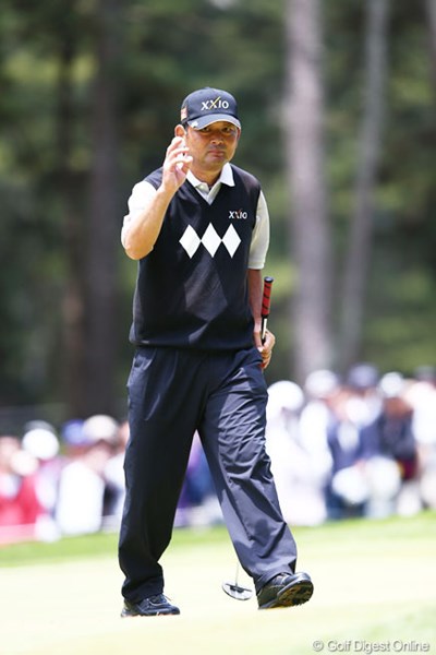2013年 ダイヤモンドカップゴルフ 最終日 中嶋常幸 中嶋さんを応援する声もよく聞けました