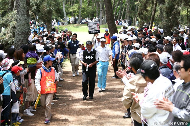 2013年 ダイヤモンドカップゴルフ 最終日 中嶋常幸、松山英樹