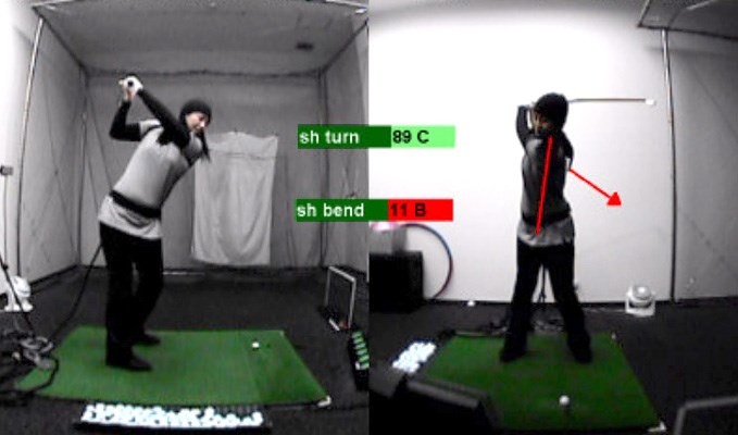 golftec 理想のトップは逆「K」 2-1