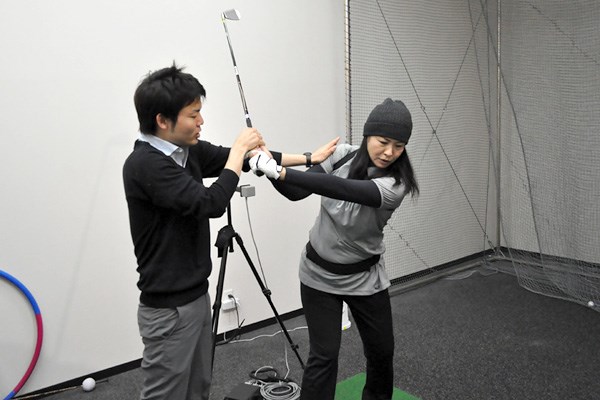 golftec 理想のトップは逆「K」 4-2