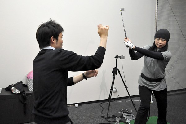 golftec 理想のトップは逆「K」 5-2