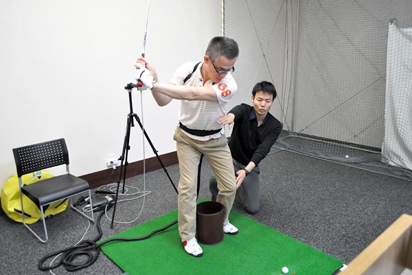 golftec 手打ちではない積極的な腕の使い方！ 3-2