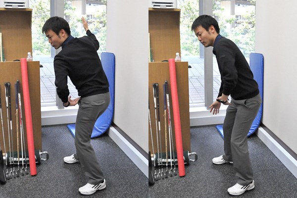 golftec 手打ちではない積極的な腕の使い方！ 4-1