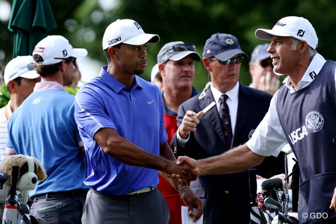 2013年 全米オープン 初日 タイガー・ウッズ＆スティーブ・ウィリアムズ