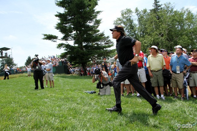 2013年 全米オープン 初日 フィル・ミケルソン