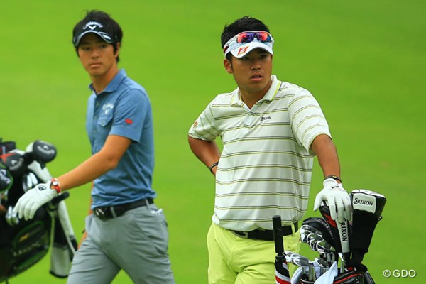 2013年 日本ゴルフツアー選手権 Shishido Hills 2日目 石川遼＆松山英樹 2日目の成績は初日とは違う明暗に。しかし松山は決勝ラウンドに進出した。