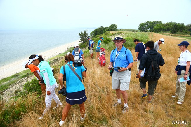 2013年 全米女子オープン 2日目 ボールさがし
