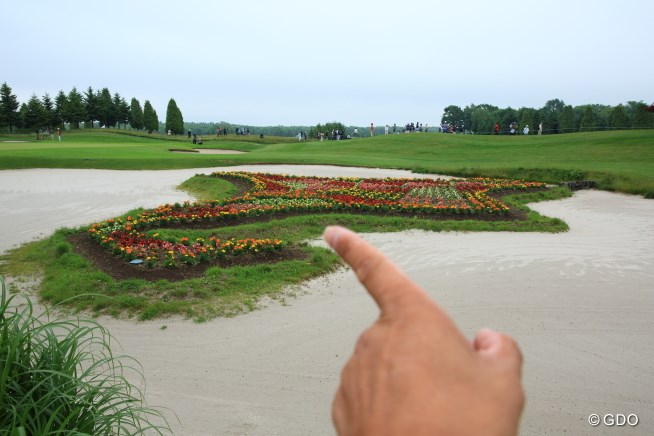 2013年 長嶋茂雄 INVITATIONAL セガサミーカップゴルフトーナメント 初日 花壇