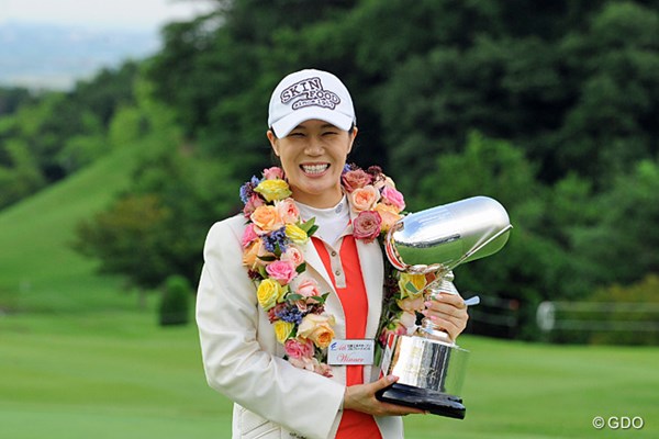 2013年 日医工女子オープンゴルフトーナメント 最終日 ヤング・キム 日本ツアー初勝利を手にしたヤング・キム。米国ツアー優勝経験を持つ実力者だ