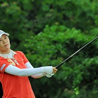 米女子ツアー優勝経験のあるヤング・キム。日本ツアーでは初勝利だった。 2013年 日医工女子オープンゴルフトーナメント 最終日 ヤング・キム