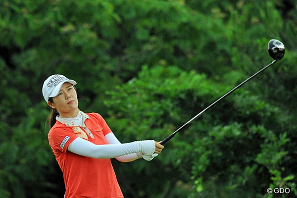 2013年 日医工女子オープンゴルフトーナメント 最終日 ヤング・キム 米女子ツアー優勝経験のあるヤング・キム。日本ツアーでは初勝利だった。