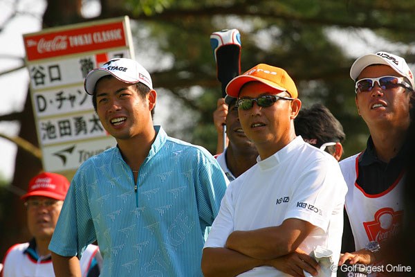 大先輩の谷口徹と肩を並べるプロ1年目の池田勇太