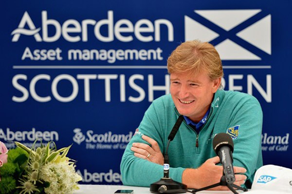 2013年 アバディーンアセットマネジメント スコットランドオープン 事前情報 アーニー・エルス 大会連覇を狙う「全英オープン」へ、好調を維持して乗り込むことを期待するE.エルス(Getty Images)