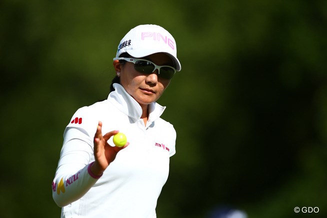 2013年 マニュライフファイナンシャルLPGAクラシック 初日 上原彩子