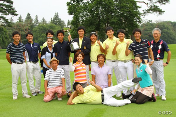 2013年 日本アマチュアゴルフ選手権 最終日 大堀裕次郎 日本アマを制した大堀裕次郎。家族、仲間そして尊敬する大先輩の力が大きかったという