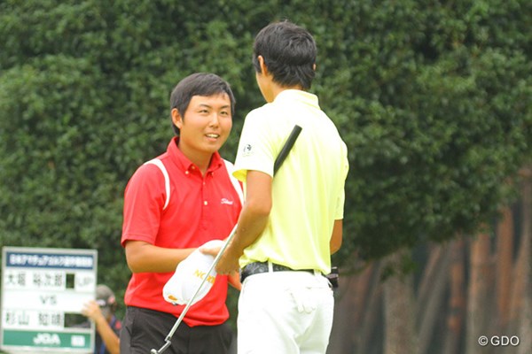2013年 日本アマチュアゴルフ選手権 最終日 杉山知靖 愛嬌もあり礼儀正しい好青年は残念ながら決勝戦で敗退してしまった