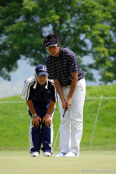 「ドキドキしながらやっています」という富田雅哉。「崩れないゴルフがしたい」