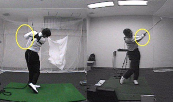golftec 左肘がどうしても引ける癖を撲滅！ 2-1