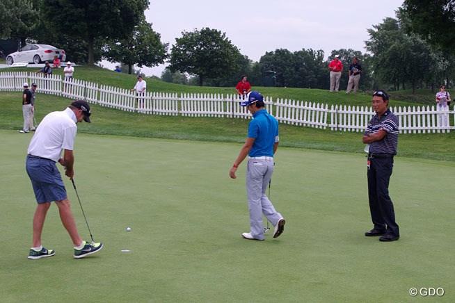 先週2日目からクロスハンドグリップを取り入れた石川遼 今は1日500球の練習をノルマにしている 13年 Rbcカナディアンオープン 事前情報 石川遼 フォトギャラリー Gdo