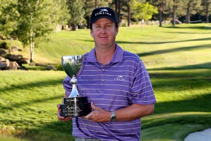 ポイント争いの攻撃的なゴルフで大会連覇を狙うJ.J.ヘンリー（Stephen Dunn /Getty Images） 2013年 リノタホオープン 事前 J.J.ヘンリー
