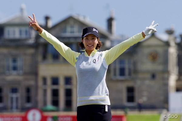 2013年 全英リコー女子オープン 事前 森田理香子 初メジャーをゴルフの聖地・セントアンドリュースで迎える森田理香子