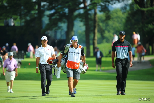 T.ウッズと初の同組 松山英樹は41位と出遅れ「悔しい」