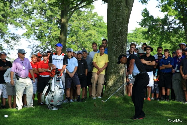 2013年 WGCブリヂストンインビテーショナル 初日 タイガー・ウッズ