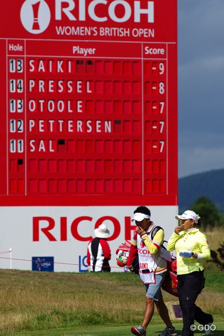 2013年 全英リコー女子オープン 2日目 佐伯三貴