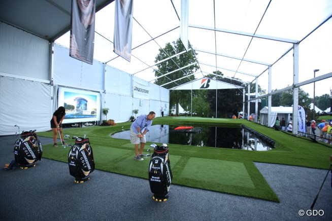 2013年 WGCブリヂストンインビテーショナル 3日目 ギャラリーブース