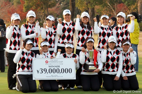 日本チーム 福岡で開催された昨年の大会は、日本チームが7年ぶりの勝利を掴んだ